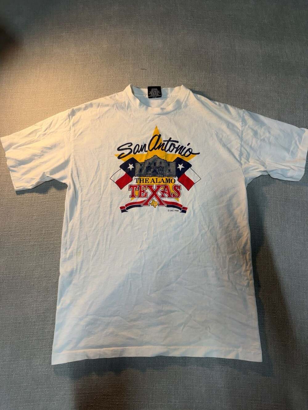 Vintage 1988 San Antonio Texas The Alamo Souvenir T-Shirt
